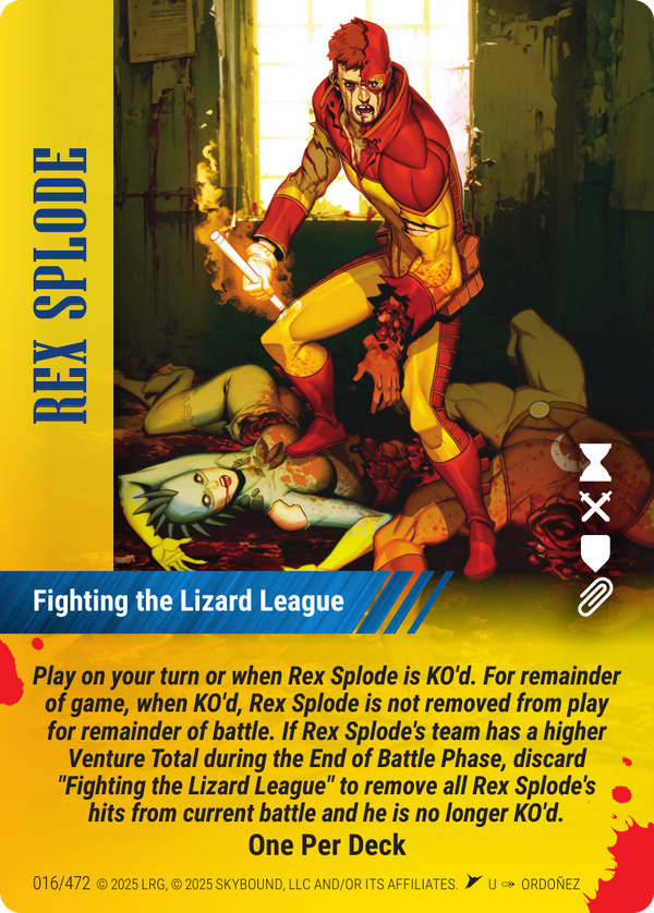 Fighting the Lizard League - SKY-016 - Uncommon