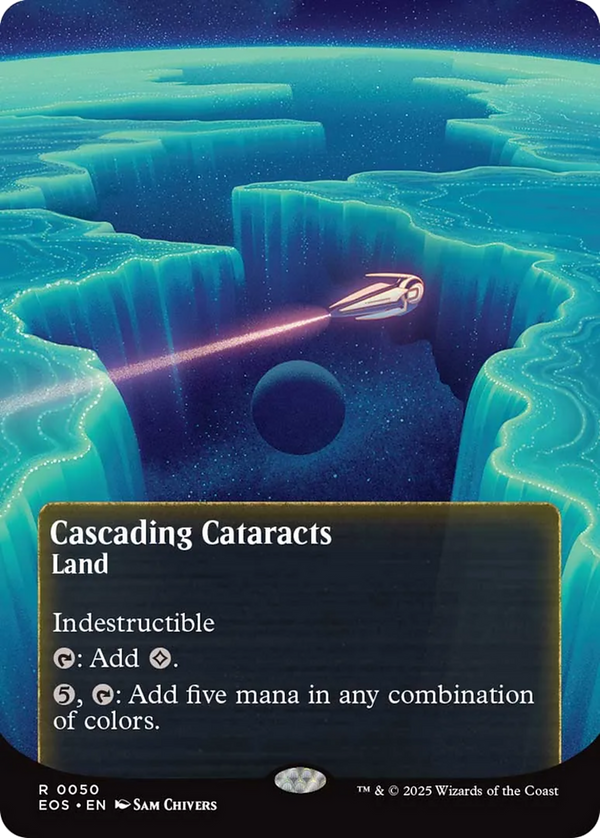 Cascading Cataracts - Borderless Poster (EOS)