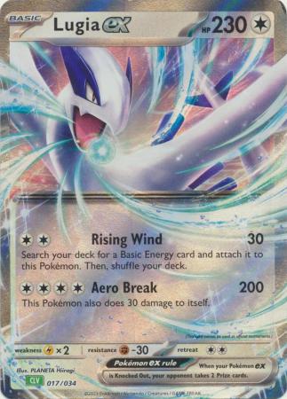 401 Games Canada - Lugia ex - 017/034 - Holo Promo