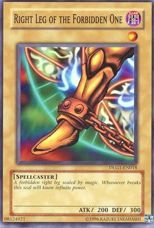 Right Leg of the Forbidden One - DLG1-EN018 - Common