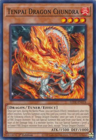 Tenpai Dragon Chundra - LEDE-EN018 - Common - 1st Edition