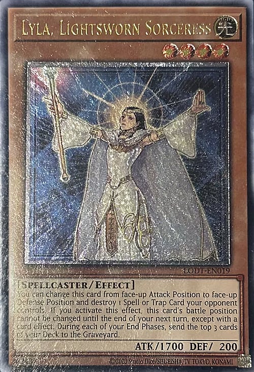 Lyla, Lightsworn Sorceress (UTR) (2020 Date Reprint) - LODT-EN019 - Ultimate Rare