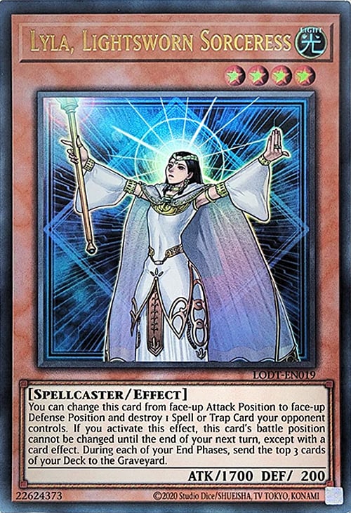Lyla, Lightsworn Sorceress (2020 Date Reprint) - LODT-EN019 - Ultra Rare