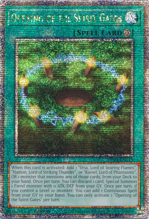 Opening of the Spirit Gates - MP24-EN019 - Quarter Century Secret Rare - 1st Edition