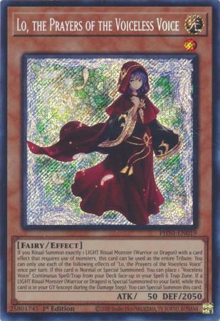 Lo, the Prayers of the Voiceless Voice - PHNI-EN019 - Secret Rare - 1st Edition