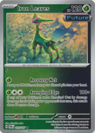 Iron Leaves - 019/167 - Rare - Reverse Holo