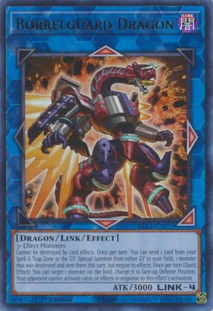 Borrelguard Dragon - BLC1-EN019 - Ultra Rare - 1st Edition