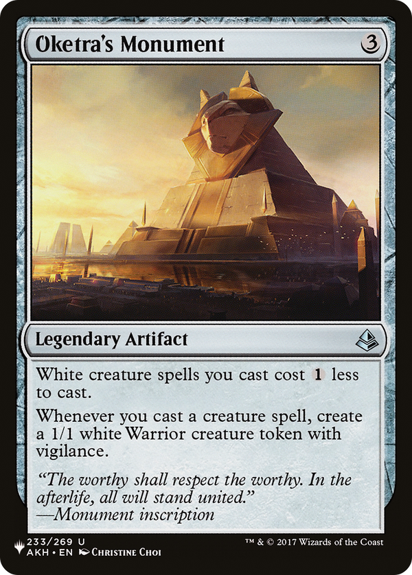Oketra's Monument - AKH Reprint (PLST)