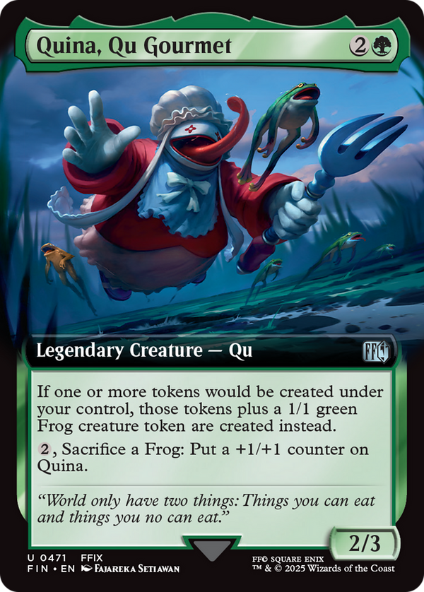 Quina, Qu Gourmet - Extended Art (FIN)