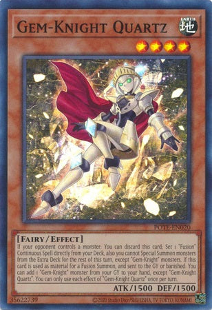 Gem-Knight Quartz - POTE-EN020 - Super Rare - Unlimited