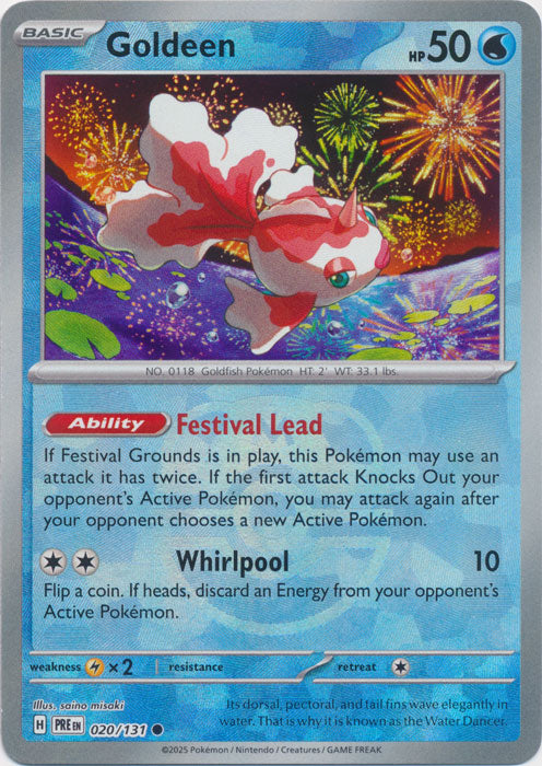Goldeen (Master Ball Pattern) - 020/131 - Common