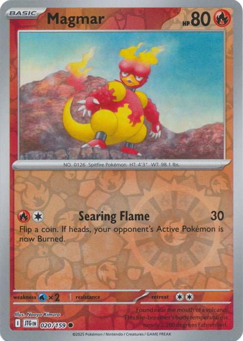 Magmar - 020/159 - Common - Reverse Holo