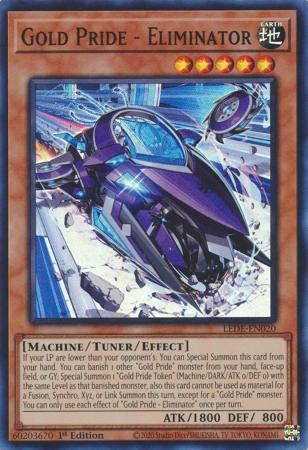 Gold Pride - Eliminator - LEDE-EN020 - Super Rare - 1st Edition