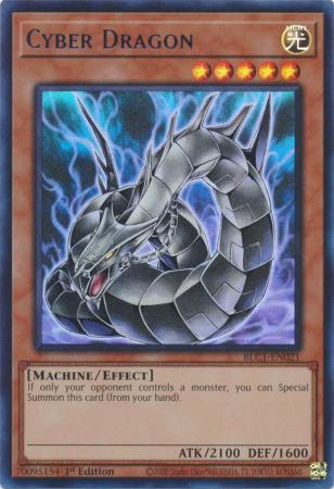 Cyber Dragon (Alternate Art) - BLC1-EN021 - Ultra Rare - 1st Edition