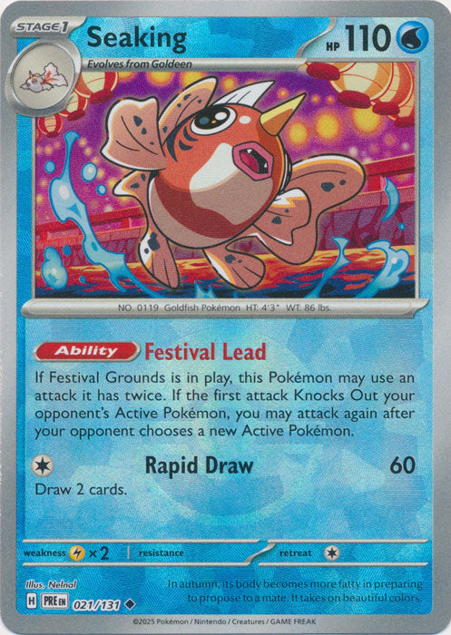 Seaking (Poke Ball Pattern) - 021/131 - Uncommon