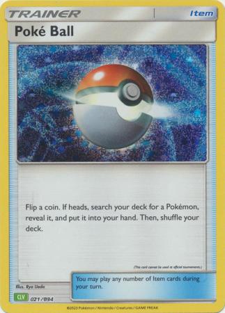 Poke Ball (CLV) - 021/034 - Holo Promo