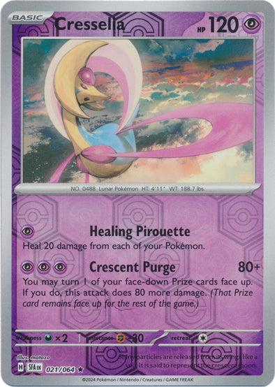 Cresselia - 021/064 - Rare - Reverse Holo