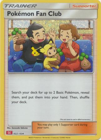 Pokemon Fan Club (CLC) - 022/034 - Holo Promo