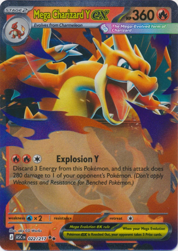 Mega Charizard Y ex - 022/217 - Double Rare