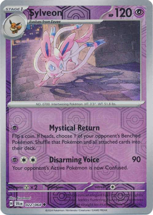 Sylveon - 022/064 - Uncommon - Reverse Holo