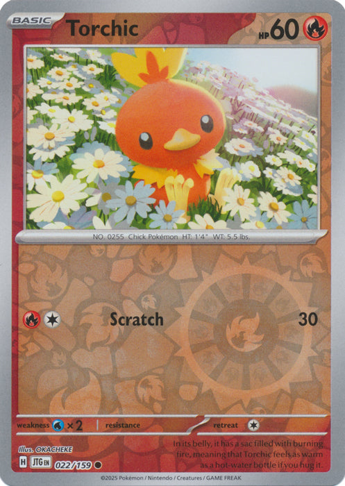 Torchic - 022/159 - Common - Reverse Holo