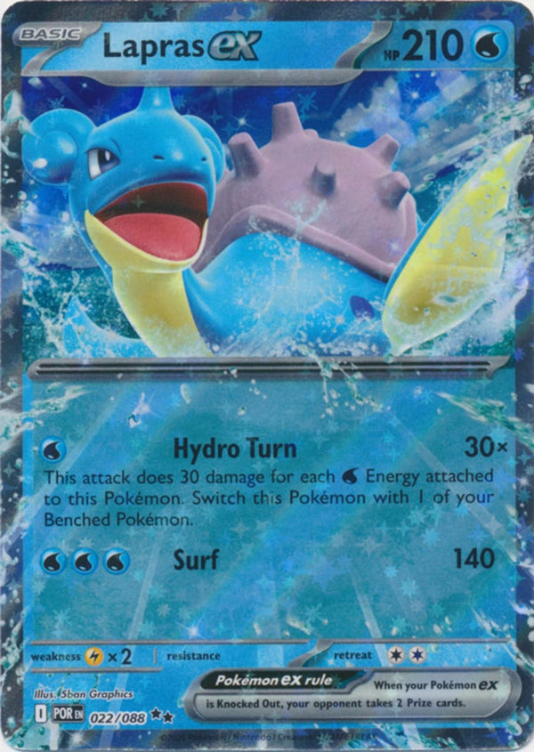 Lapras ex - 022/088 - Double Rare