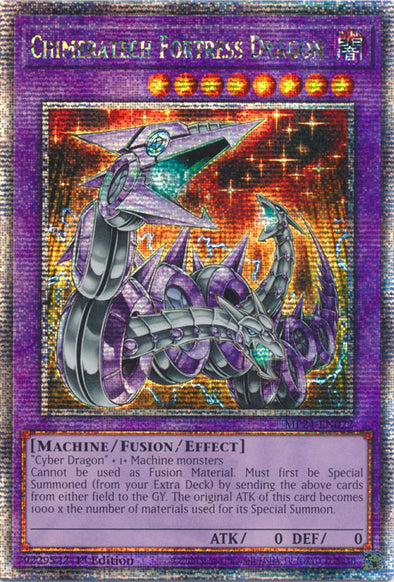 Chimeratech Fortress Dragon - MP24-EN022 - Quarter Century Secret Rare - 1st Edition