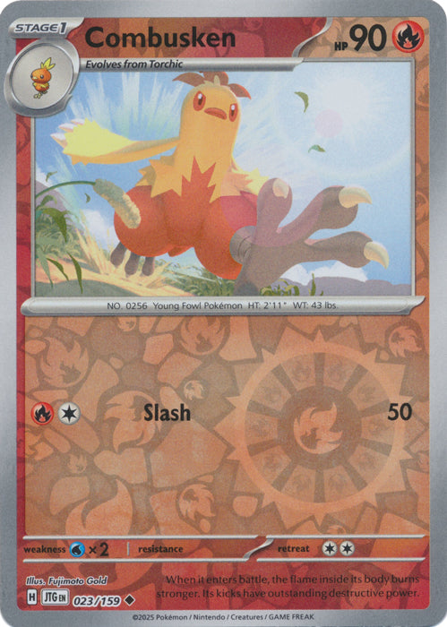 Combusken - 023/159 - Uncommon - Reverse Holo