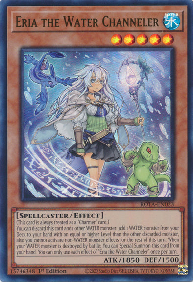 Eria the Water Channeler - ROTA-EN023 - Ultra Rare - 1st Edition