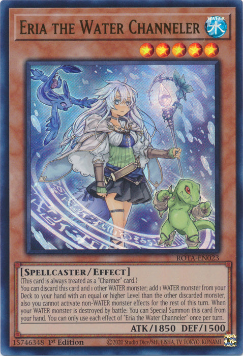 Eria the Water Channeler - ROTA-EN023 - Ultra Rare - 1st Edition