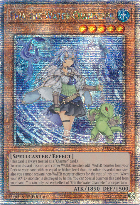 Eria the Water Channeler - ROTA-EN023 - Quarter Century Secret Rare - 1st Edition