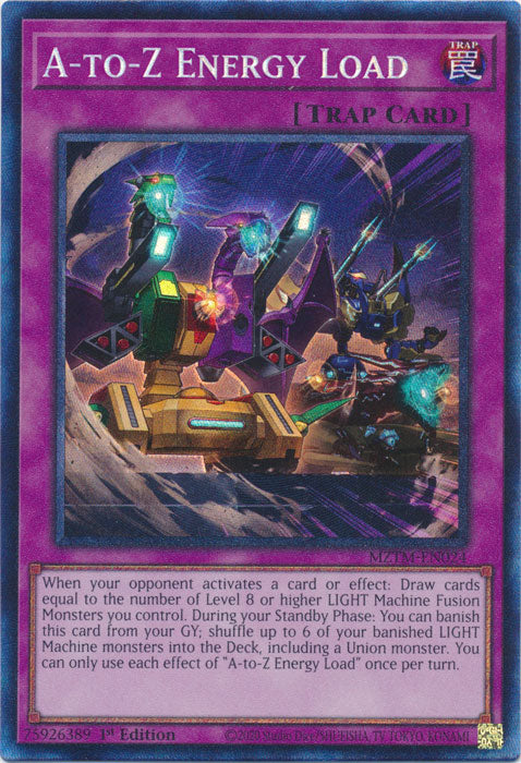 A-to-Z Energy Load (Collector's Rare) - MZTM-EN024 - Collector's Rare - 1st Edition