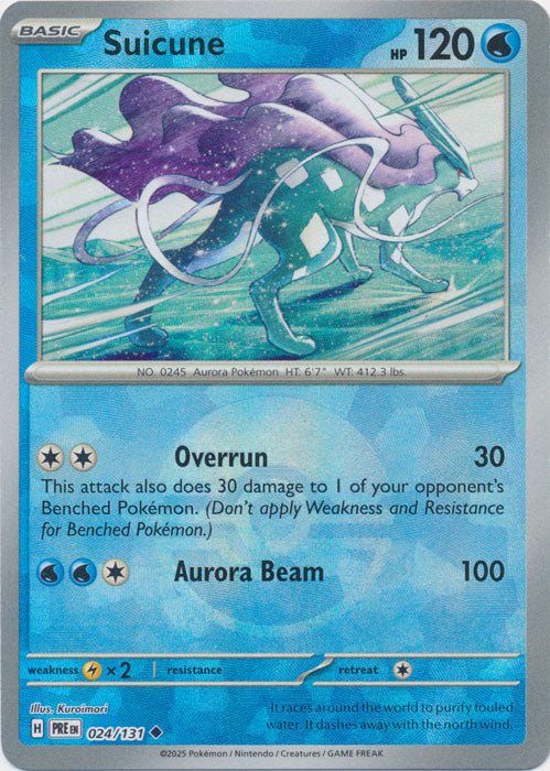 Suicune (Poke Ball Pattern) - 024/131 - Uncommon