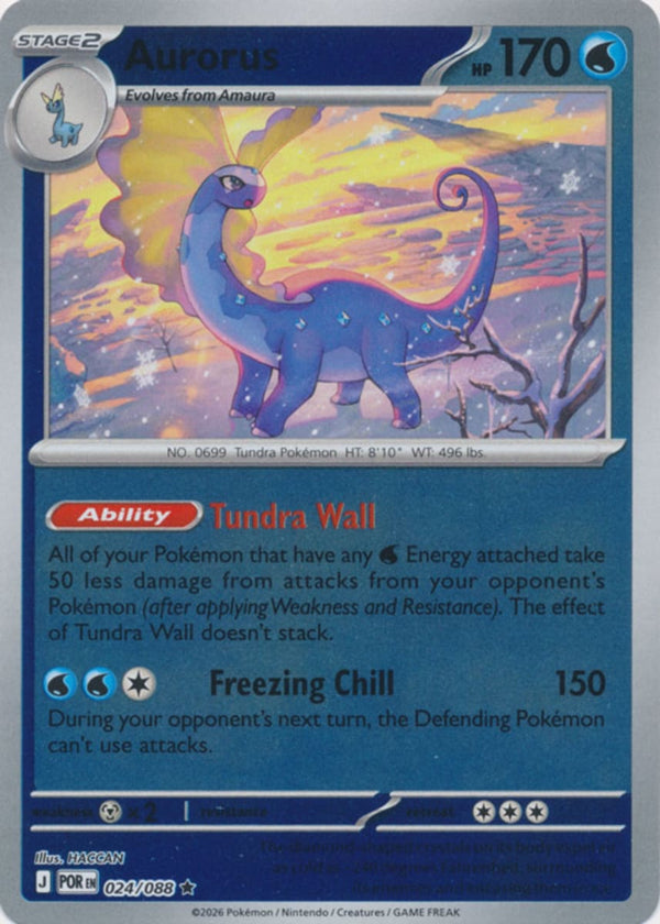 Aurorus - 024/088 - Rare - Reverse Holo