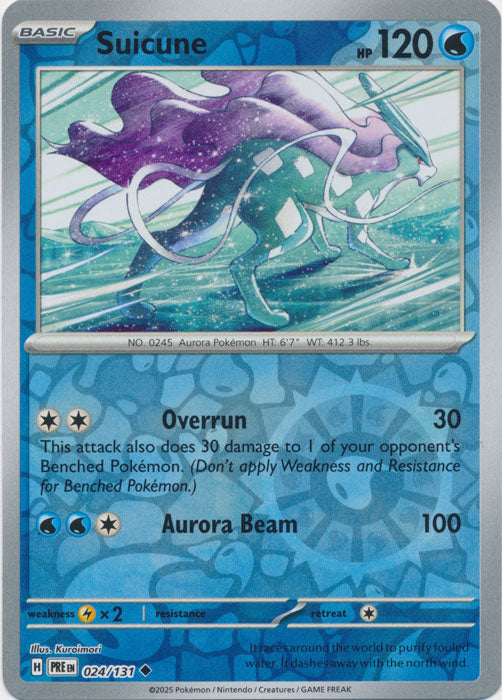 Suicune - 024/131 - Uncommon - Reverse Holo