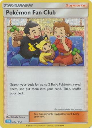 Pokemon Fan Club (CLB) - 024/034 - Holo Promo