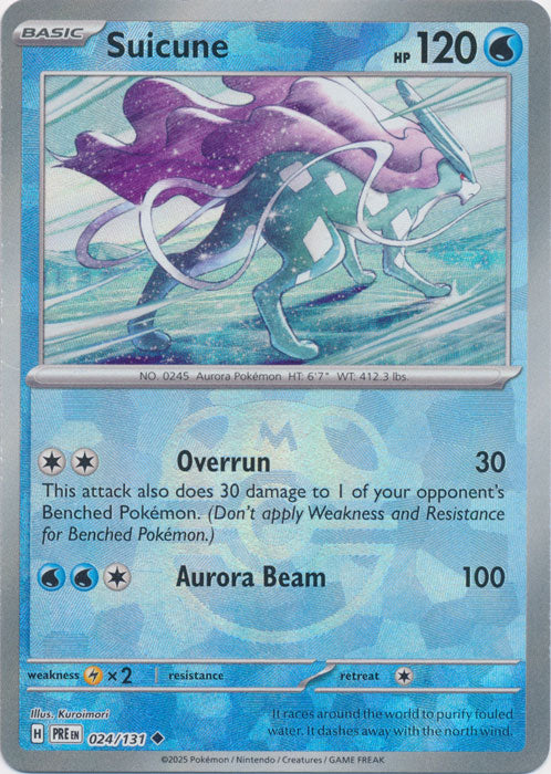 Suicune (Master Ball Pattern) - 024/131 - Uncommon