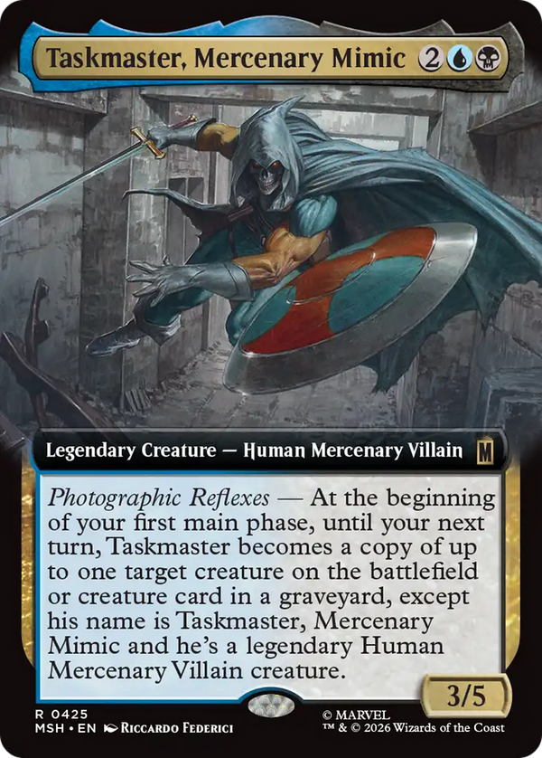 Taskmaster, Mercenary Mimic - Extended Art (MSH) (Pre-Order)