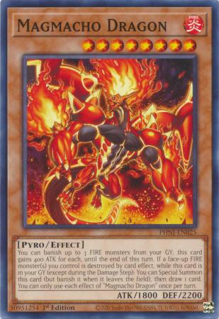 Magmacho Dragon - PHNI-EN025 - Common - 1st Edition