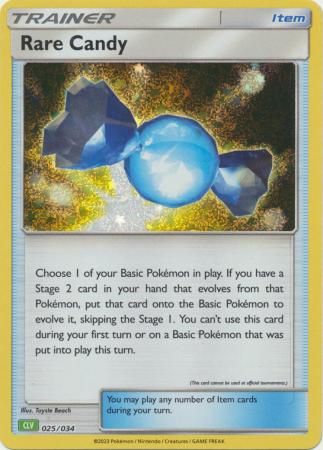 Rare Candy (CLV) - 025/034 - Holo Promo