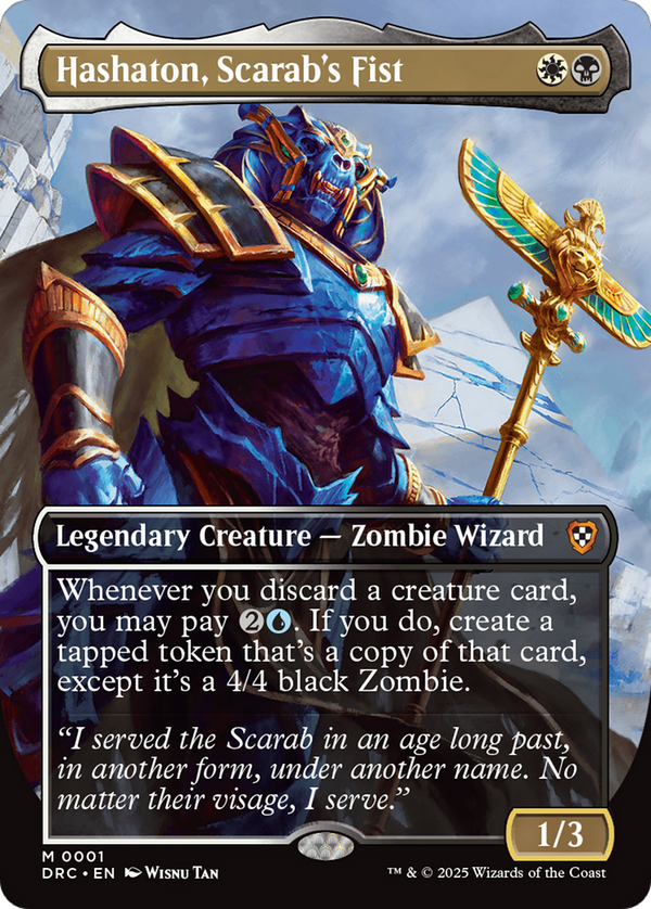 Hashaton, Scarab's Fist - Borderless (DRC)
