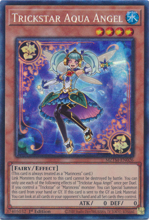 Trickstar Aqua Angel (Collector's Rare) - MZTM-EN026 - Collector's Rare - 1st Edition