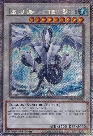 Trishula, Dragon of the Ice Barrier (Platinum Secret Rare) - RA02-EN026 - Platinum Secret Rare - 1st Edition