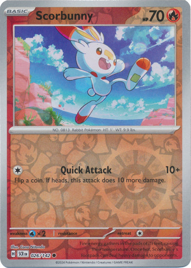 Scorbunny - 026/142 - Common - Reverse Holo