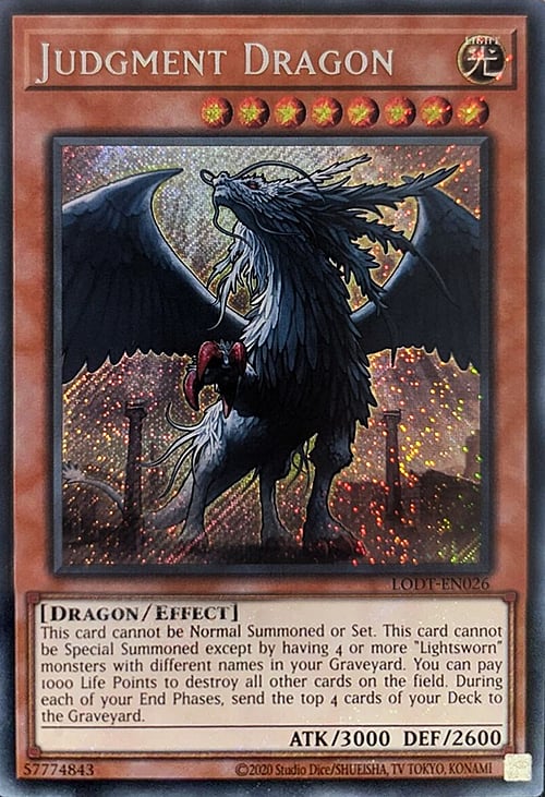 Judgment Dragon (2020 Date Reprint) - LODT-EN026 - Secret Rare