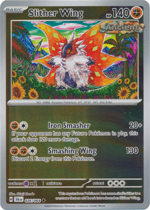 Slither Wing - 026/064 - Uncommon - Reverse Holo