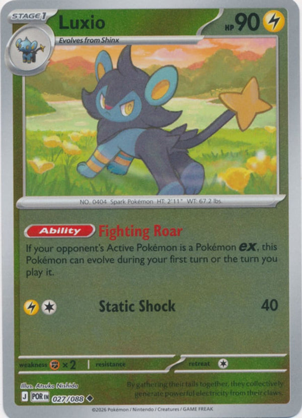Luxio - 027/088 - Uncommon - Reverse Holo