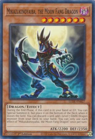 Mikazukinoyaiba, the Moon Fang Dragon - LEDE-EN027 - Common - 1st Edition