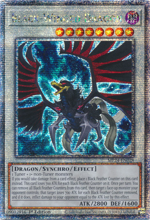 Black-Winged Dragon - MP24-EN028 - Quarter Century Secret Rare - 1st Edition