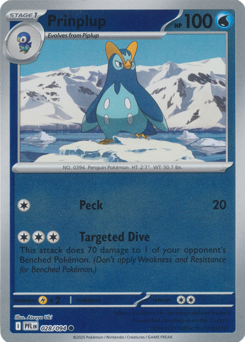 Prinplup - 028/094 - Common - Reverse Holo